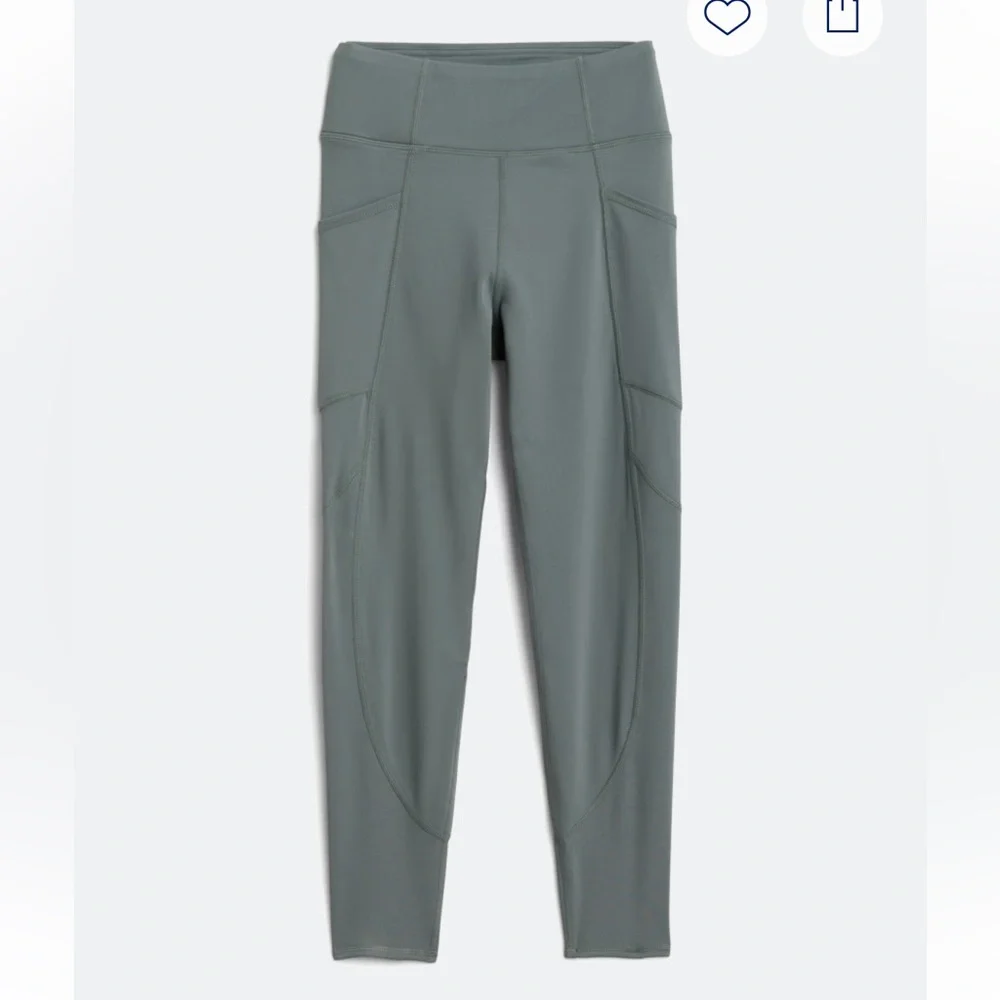 THREADS 4 THOUGHT Rita Core Performance Green/Blue Leggings - Size L - Picture 1 of 8